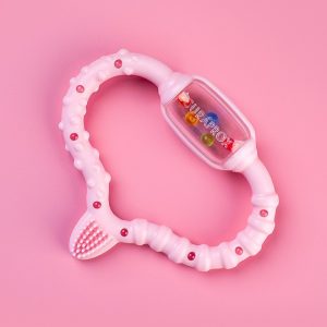 ANELLO DA DENTIZIONE ROSA - immagine 4